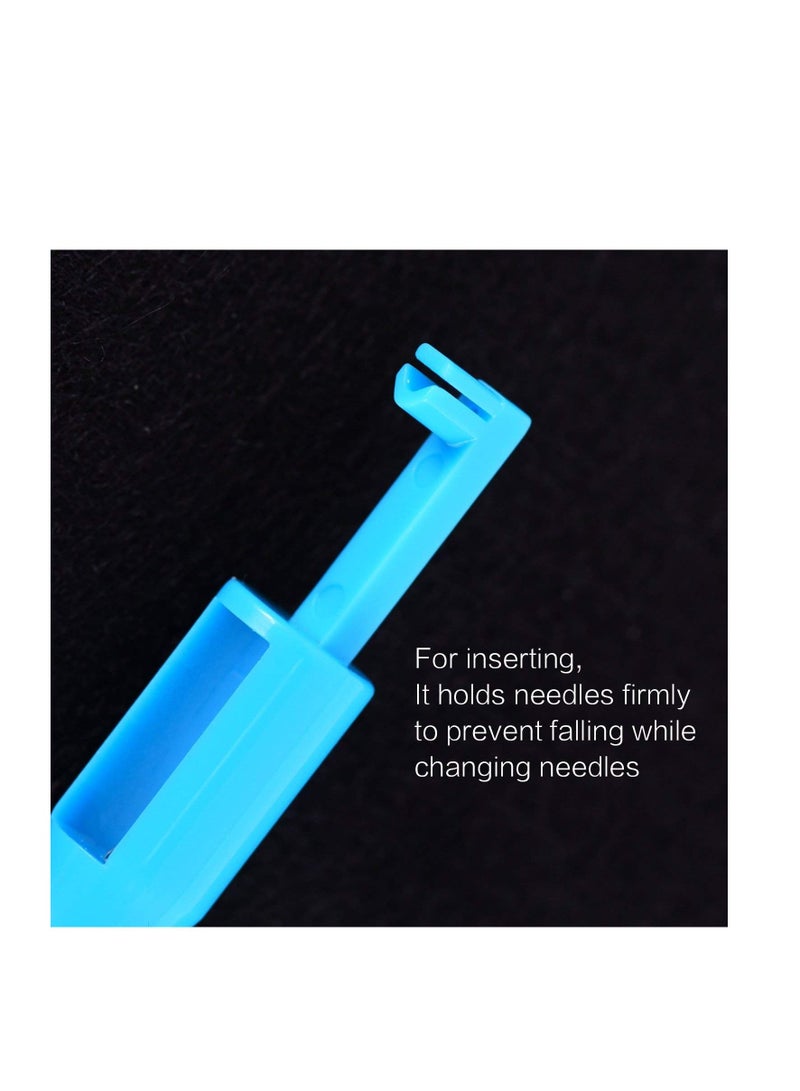 SYOSI Serger Sewing Machine 3 Pieces Sewing Needle Inserter Automatic Needle Threader Needle Threading Tool for Sewing Machine - Image 2
