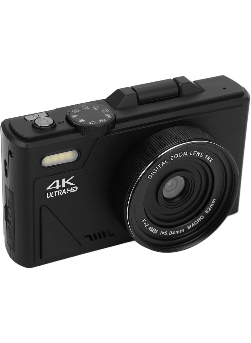 Generic 4K Digital Camera for Photography Video: 64MP Vlogging Camera, 180° Flip Screen Digital Point and Shoot Camera, 16X Zoom Compact Camera for Beginners - Image 2