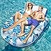 JCLEAL Pool Floats Adult 2 Person Inflatable Tanning Pool Lounger Extra Large River Rafts Heavy Duty Water Floaties Chair Lounge Recliner with Cupholder Backrest Handles for Swimming Toys Party Lake Ocean - Image 3