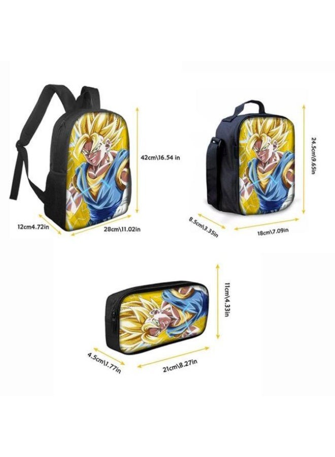 عام حقيبة ظهر مطبوعة عالمية مشتركة - مجموعة حقائب ظهر من ثلاث قطع (متوفرة للطلاب والأطفال والأصدقاء في النزهايات وتسلق الجبال وما إلى ذلك) - 77 - Image 3