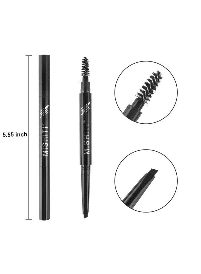 Aooba 12 Pcs Eyebrow Stencils Eyebrows Shape Reusable With Eyebrow Razors And Pencil Eye Brow Shaping Template Stamp Kit With Handle And Strap Washable Diy Makeup Tools - Image 5