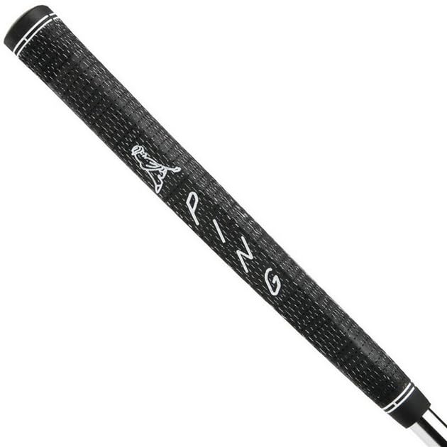 PING NEW Anser Milled Tru-Roll PP58 Full Cord Black Midsize Putter Grip - Image 1
