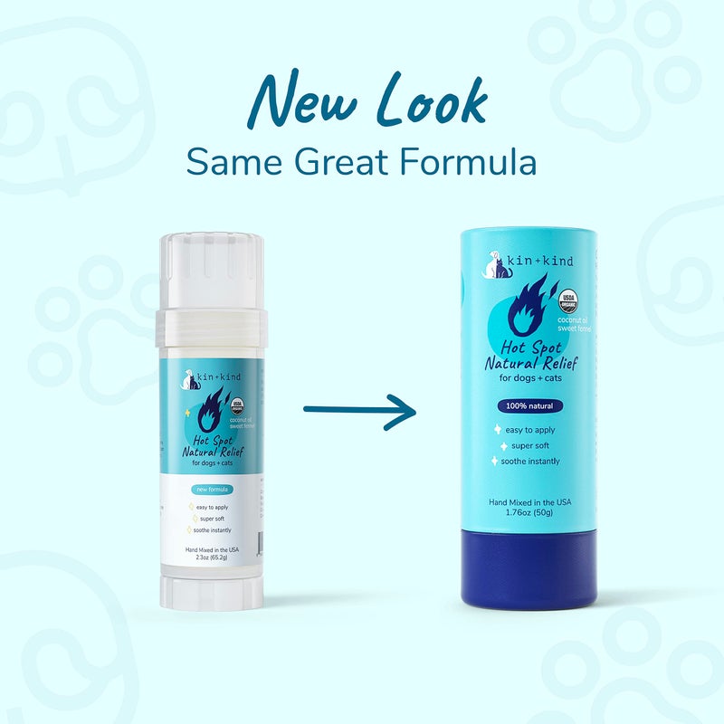 kin+kind Hot Spot Treatment for Dogs & Cats- Itch Relief, Skin Soothing and Healing Balm - Coconut Oil, Beeswax, Sweet Fennel Oil - All Natural - Made in USA - Image 5