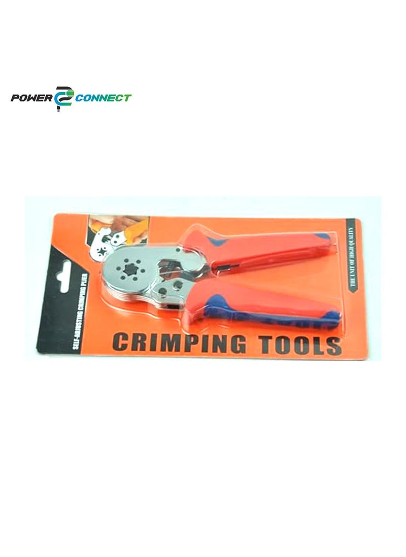Generic - POWER CONNECT 2410 AWG SelfType PressPlier 056mm2 Capacity Soft Grip Hexagonal Cut Crimping Tool PCLSC8_66 - Image 1
