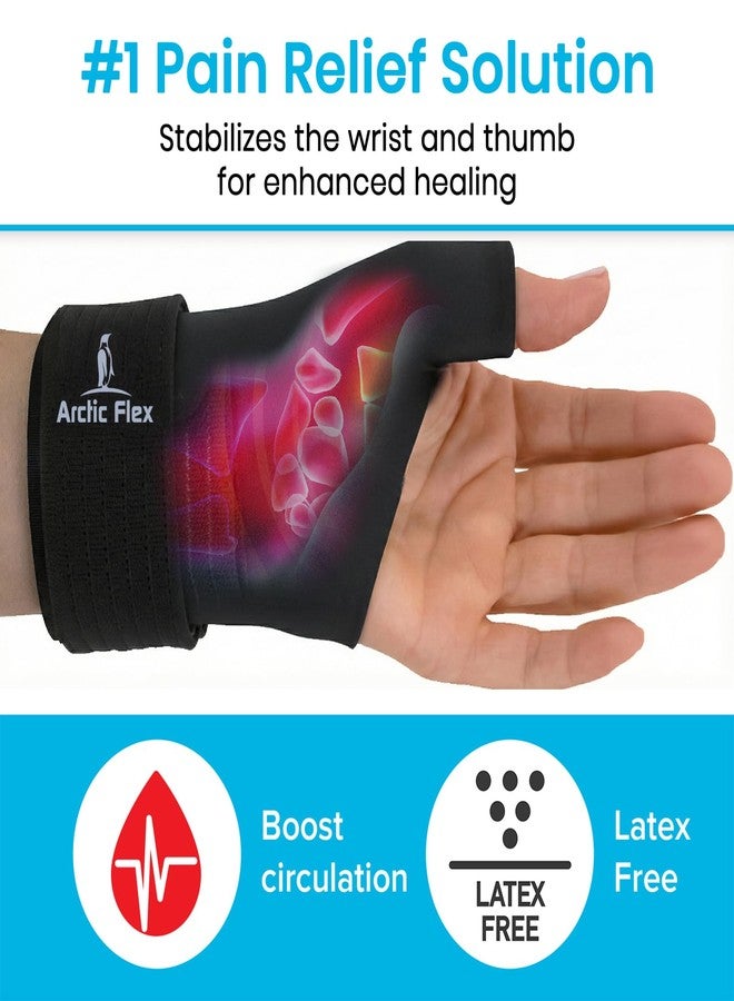Arctic Flex Wrist & Thumb Ice Pack Wrap - Extra Strength Hot & Cold Therapy - Reusable Hand Freeze Sleeve - for Arthritis, Carpal Tunnel, Surgery, & Pain Relief (Fits Left & Right) - Image 5