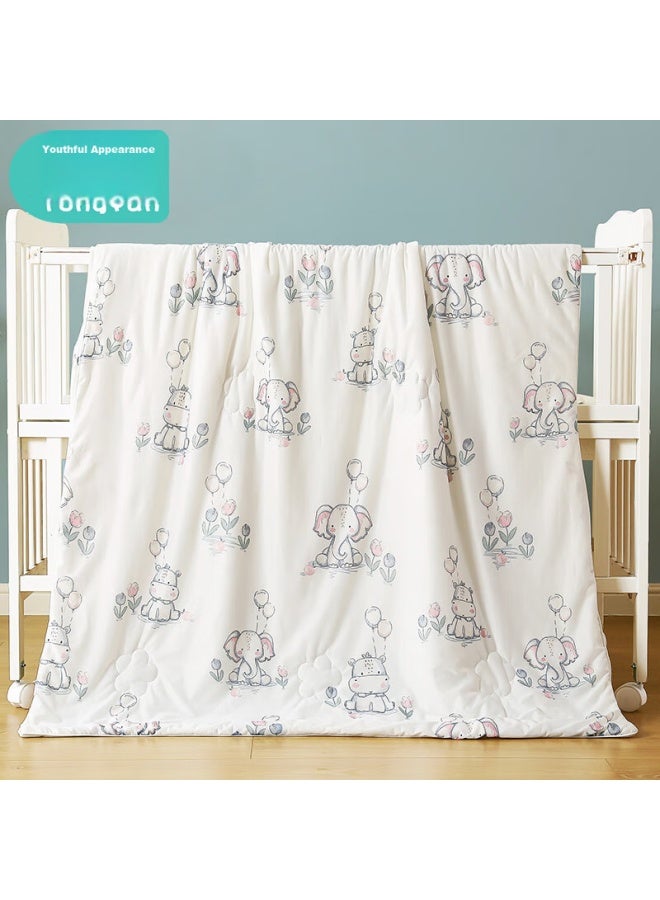 Babyface Tongyan Baby Blanket, Spring And Autumn Children's Antibacterial Air Conditioning Summer Cool Quilt, Kindergarten Student Nap Cooling Blanket - Image 1