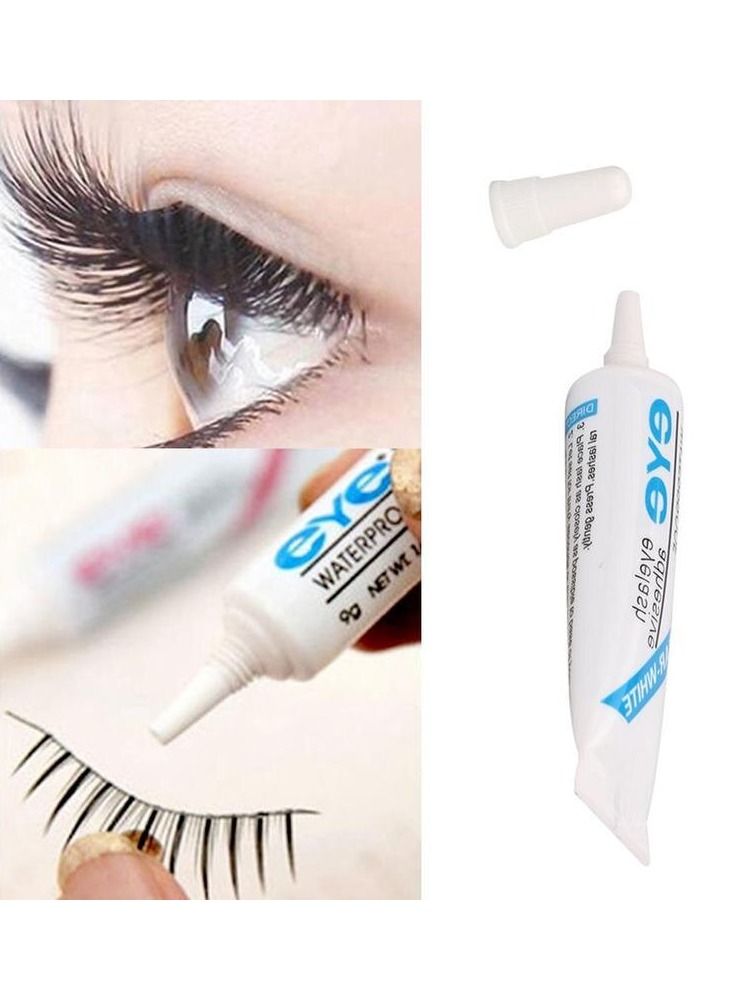 Eye Waterproof Eyelash Glue Strong Strong Dark/Light Eye Makeup Tool - Image 4