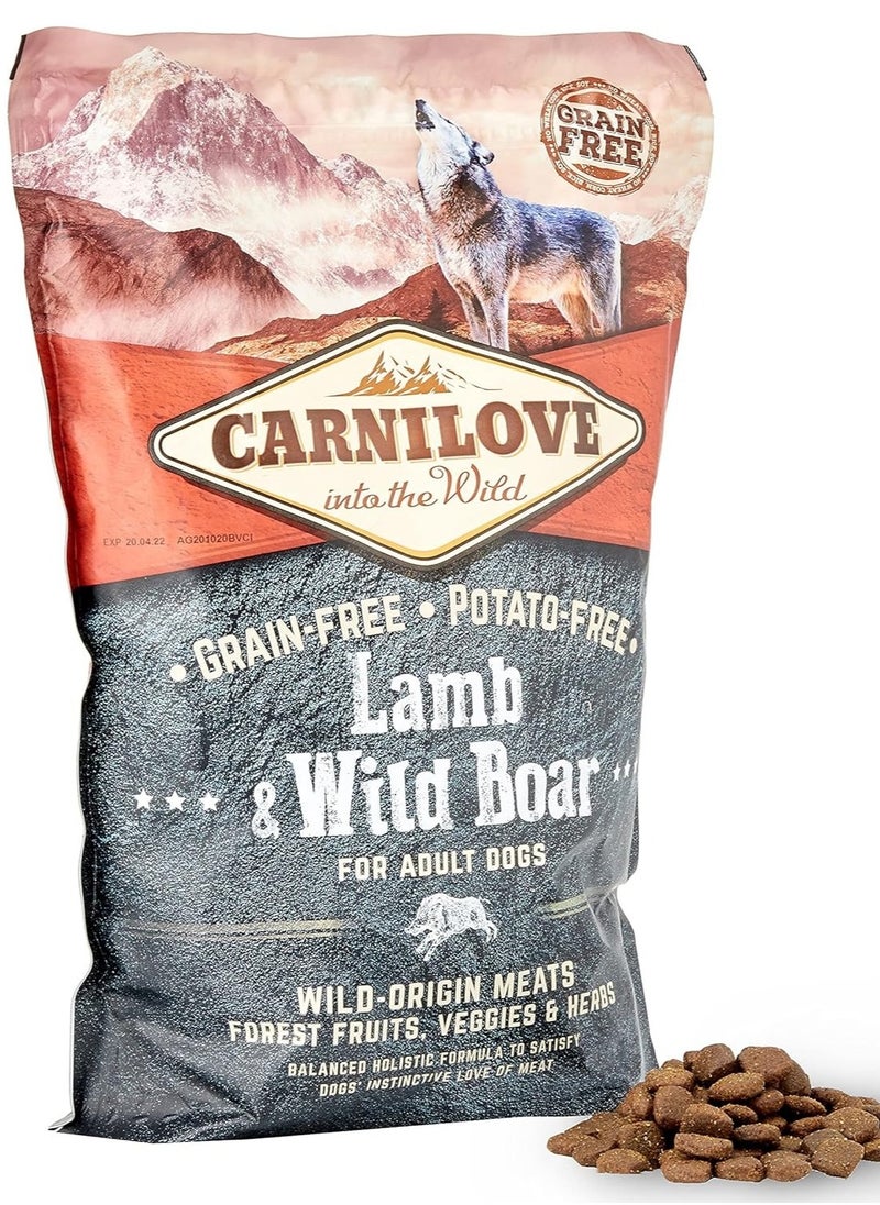 CARNILOVE - Carnilove Lamb & Wild Boar For Adult Dogs 1.5Kg - Image 1