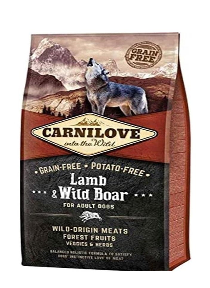 CARNILOVE - Carnilove Lamb & Wild Boar For Adult Dogs 1.5Kg - Image 1