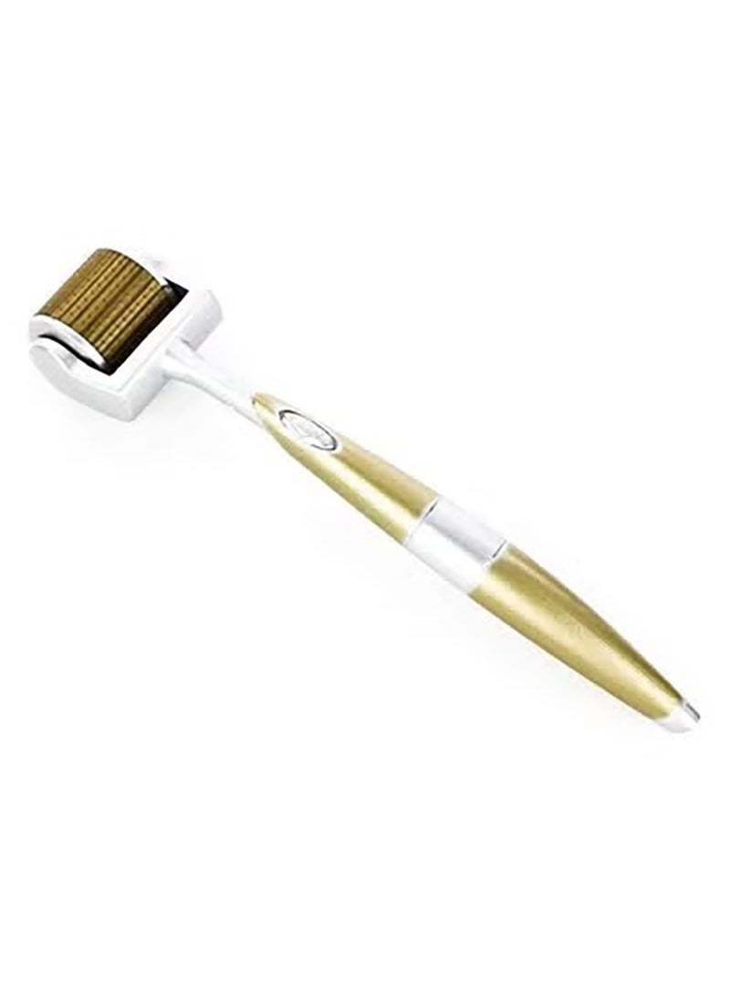 Loquat Derma Roller Luxury Titanium Micro Needle, 1.5mm, gold - Image 2