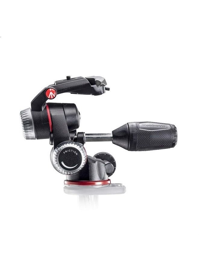 Manfrotto X-PRO 3-Way Tripod Head, for Camera Tripods, Fluid Ball Head, Camera Stabilizer, Photography Accessories for Content Creation, Professional Photography 