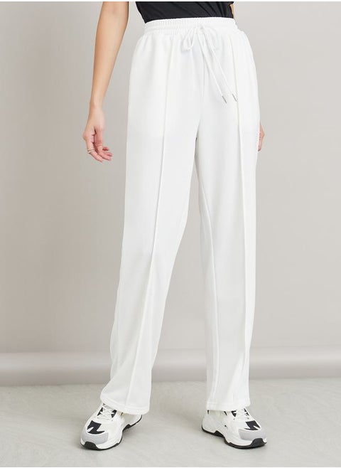 Drawstring Detail Straight Leg Jogger