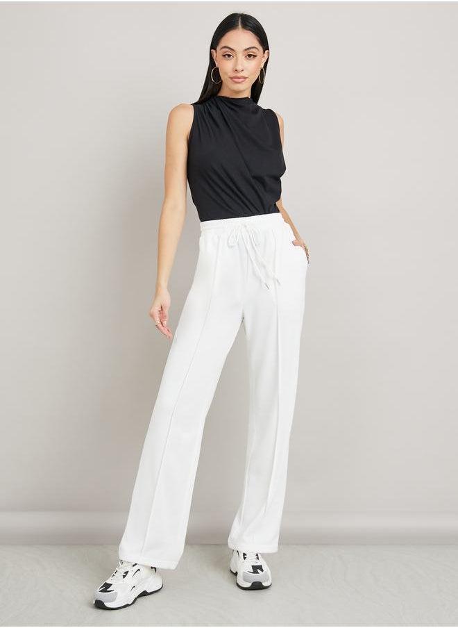 Styli - Drawstring Detail Straight Leg Jogger - Image 1