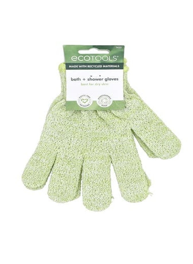 EcoTools, Bath + Shower Gloves, 1 Pair