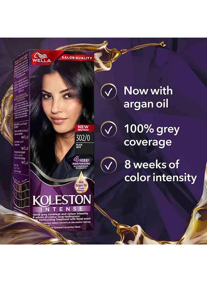 WELLA Koleston Intense Hair Color 302/0 Black - Image 5