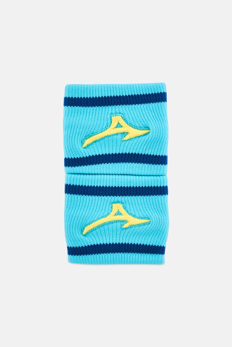 Mizuno Men 1 Pair Short Wristbands, Mint - Image 1