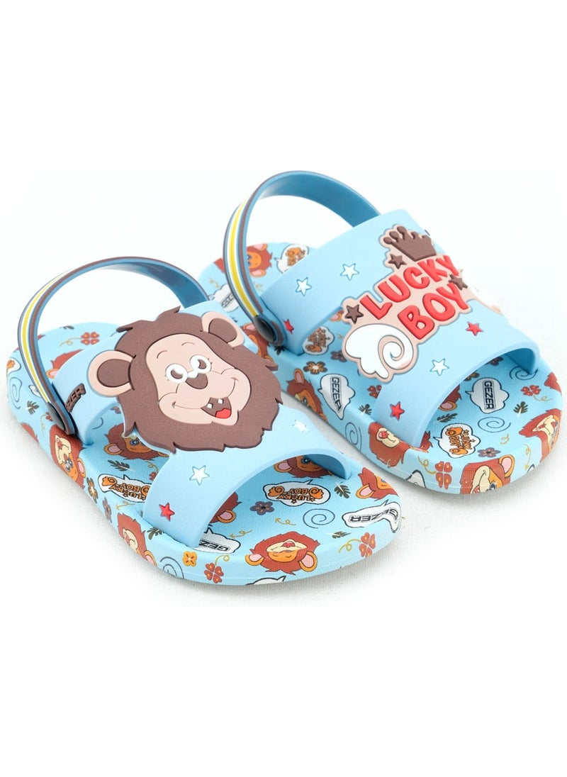 Gezer - Gezer Summer Boy Boy Suitable for Wet Floor Home Garden Beach Pool Daily Slippers Sandals - Image 1