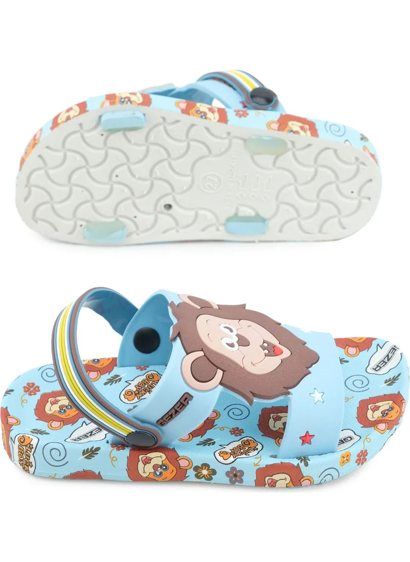 Gezer Gezer Summer Boy Boy Suitable for Wet Floor Home Garden Beach Pool Daily Slippers Sandals