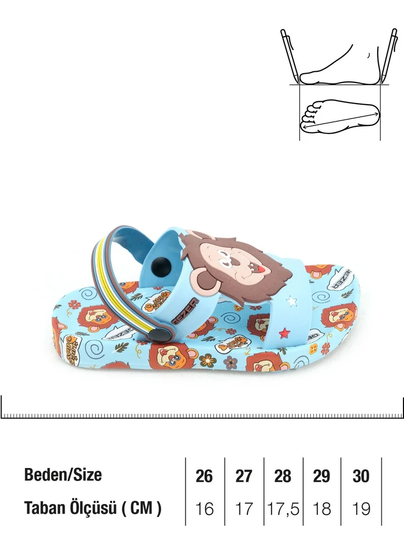 Gezer Gezer Summer Boy Boy Suitable for Wet Floor Home Garden Beach Pool Daily Slippers Sandals