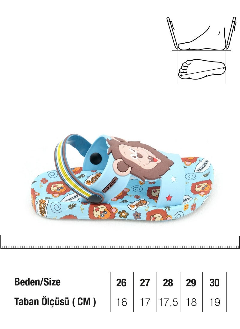 Gezer - Gezer Summer Boy Boy Suitable for Wet Floor Home Garden Beach Pool Daily Slippers Sandals - Image 1