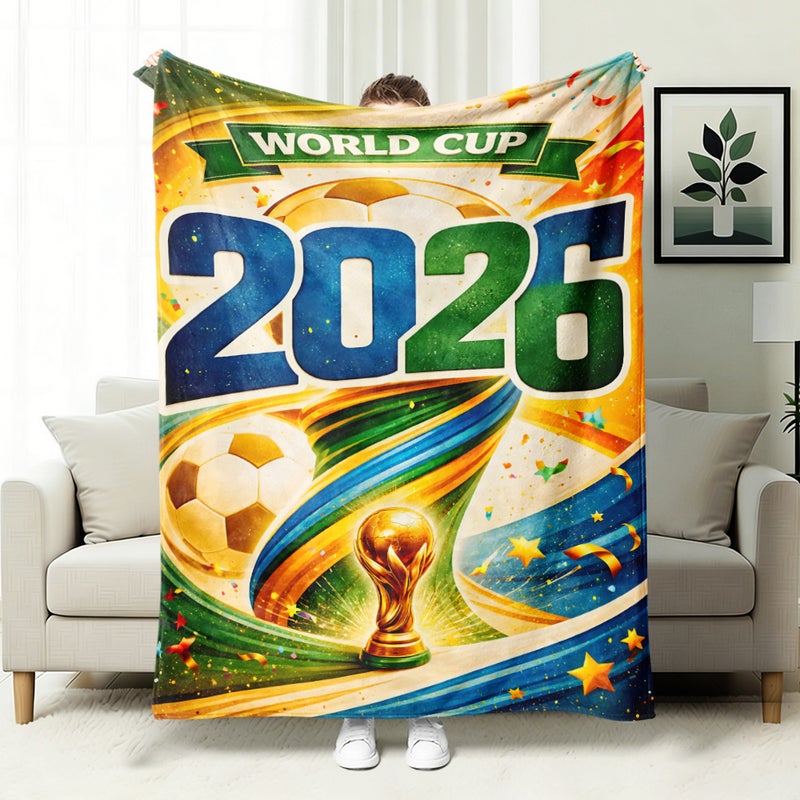 FIFA 2026 World Cup Fan Blanket - Sofa & Nap Blanket - Image 1