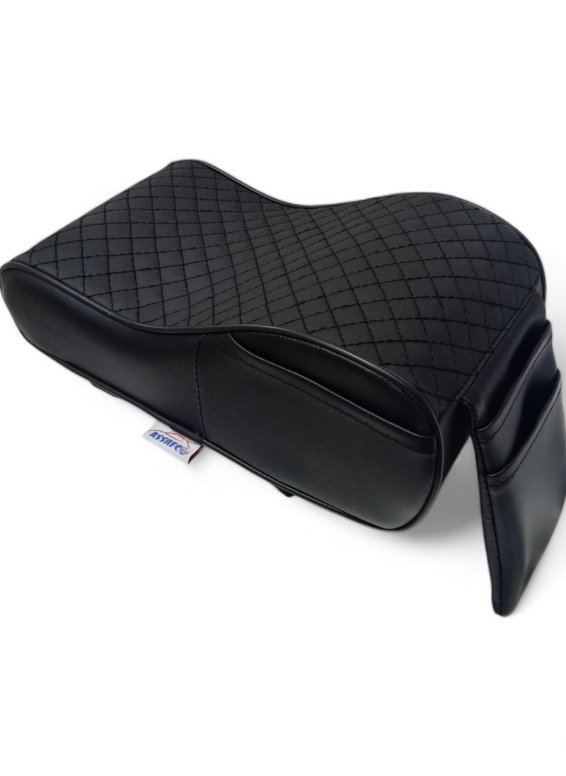 Assafco - Assafco Leather Car Armrest Cushion Foam Wall-style - Image 1