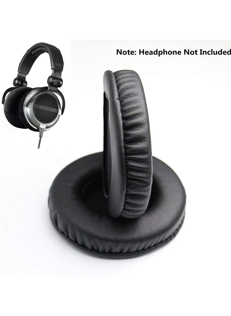 Replacement Ear Pads for Beyerdynamic DT440 DT660 DT770 DT860 DT880 DT880PRO DT990 DT990 PRO Memory Foam Headphones Earpads Headset Ear Cushion (Black)  - Image 2