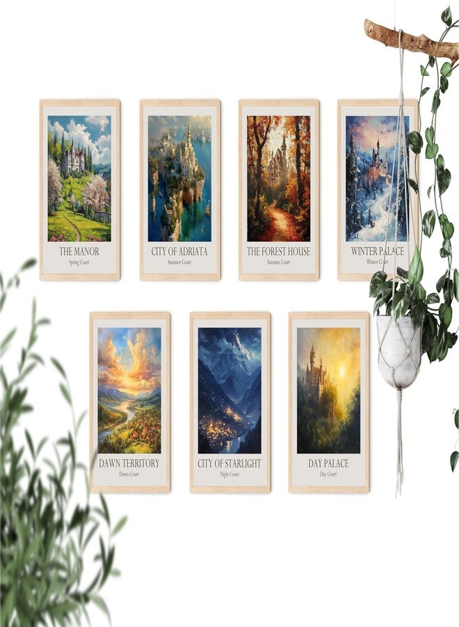 TwoDays Fantasy Novel Inspired Room Decor, Seven Courts of Pythia Gallery Wall Art Prints for Fans Gifts, Night Court Poster for Bedroom.(8" X 10", Set of 7, UNFRAMED) - Image 4
