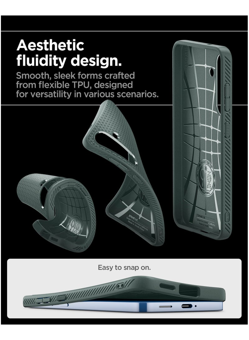 Spigen Liquid Air for Samsung Galaxy S25 Case Cover (2025) - Abyss Green - Image 5