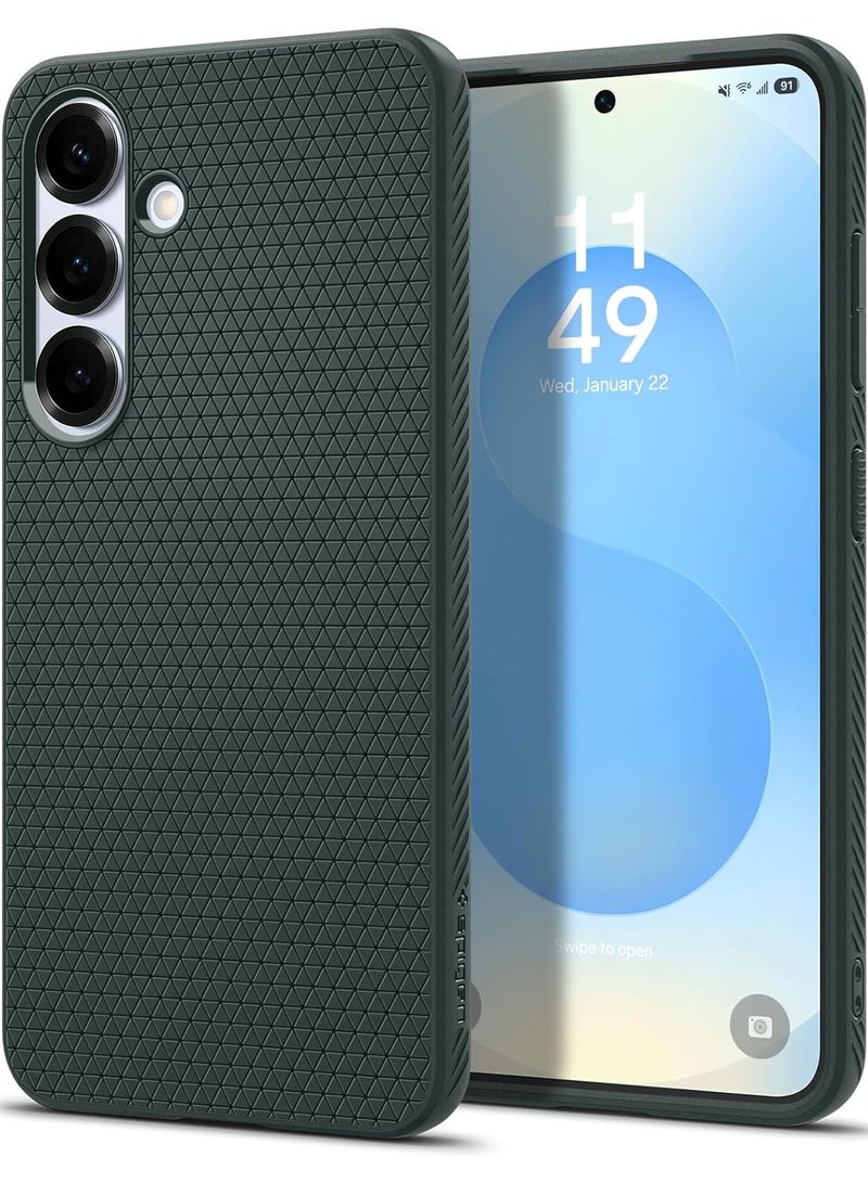 Spigen Liquid Air for Samsung Galaxy S25 Case Cover (2025) - Abyss Green - Image 1