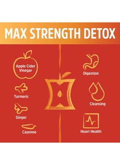 Zhou Zhou Nutrition Cider Detox Apple Cider Vinegar Capsules with Ginger, Turmeric & Cayenne, Max Strength Thermogenic Formula for Improved Digestion, Detox, Heart Health  - Image 4