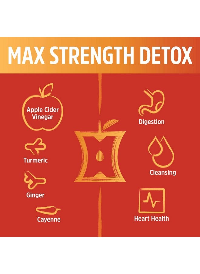 جو كبسولات خل التفاح من Zhou Nutrition Cider Detox مع الزنجبيل والكركم والفلفل الحار، تركيبة حرارية قوية للغاية لتحسين الهضم وإزالة السموم وصحة القلب  - Image 4