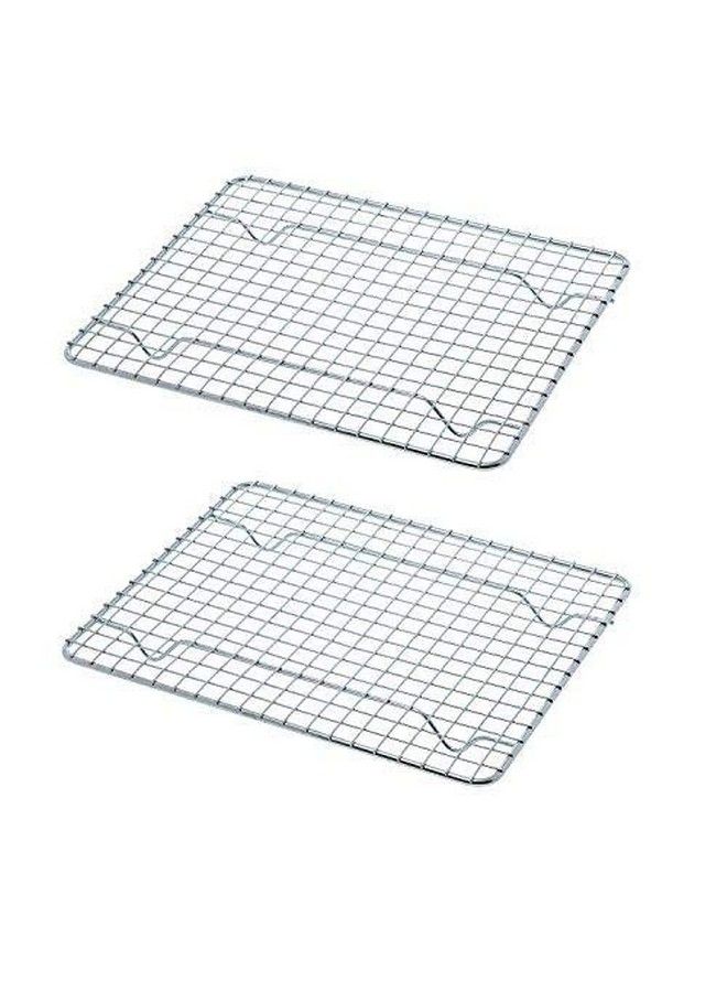 Great Credentials Heavyduty Cooling Rack Cooling Racks Wire Pan Grade Commercial Grade Ovensafe Chrome (8 X 10 Inch) - Image 2