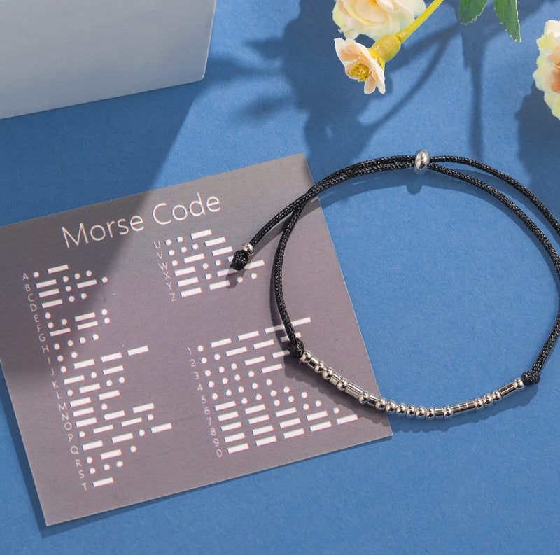 ASELFAD New Chapter Morse Code Bracelet Graduation Gifts for Her 2024 Seniors College High School Graduate Gifts for Best Friend Daughter - Image 2