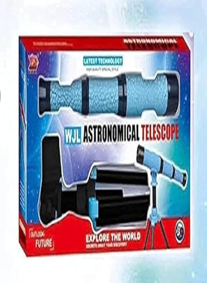 WJL Astronomical Telescope - Beginner Telescope for Kids & Families - Unisex - Compact, Multi-Coated, Altazimuth Mount, Plossl Eye Piece, Generic Color