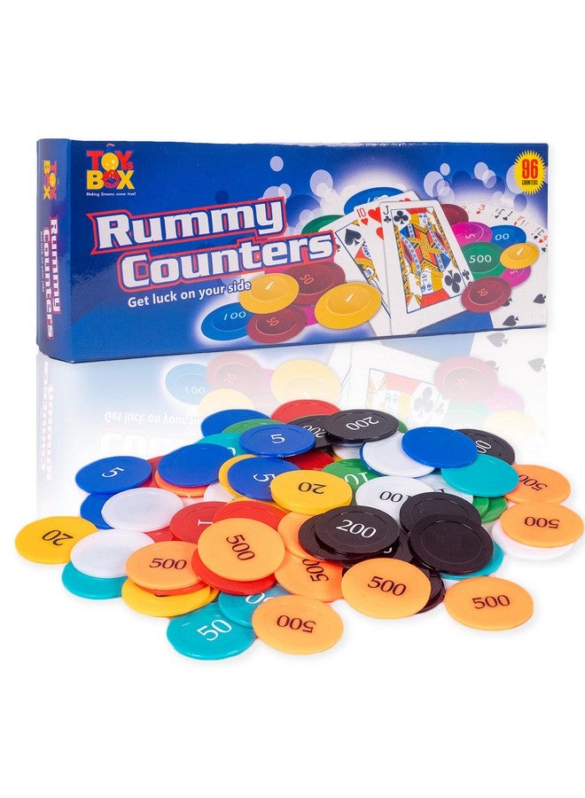 Toyztrend strategy game Rummy Counters Coins For Games at Home, Picnics , Parties, etc - Image 1
