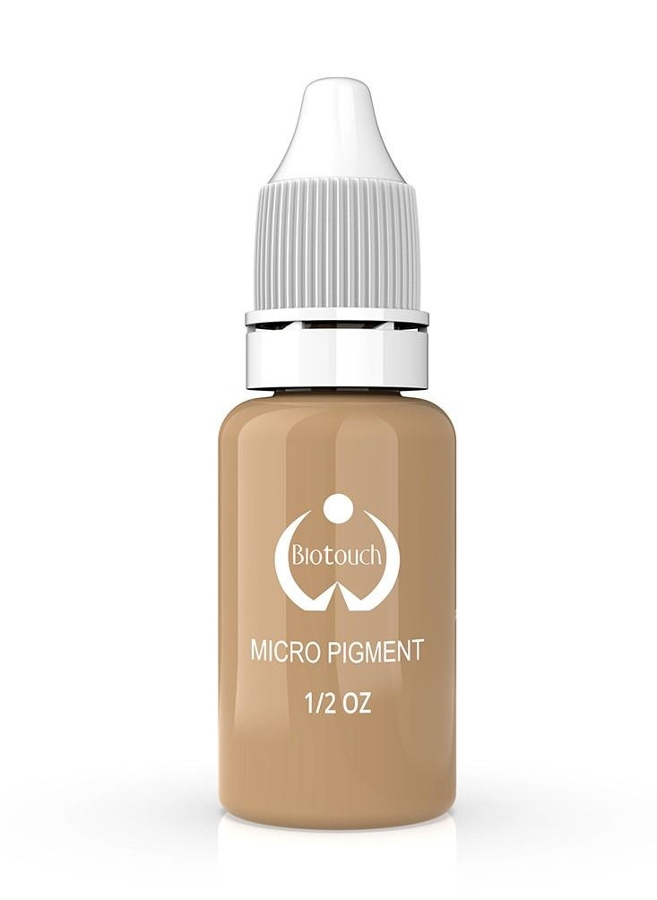Biotouch - Eyebrow Pigment For Eyebrows Brows Micro pigments Microblading pigments PMU Machine Use Medical Grade No Mixing eyebrow pigment for shading For Professionals Only 15ml  Taupe - Image 1
