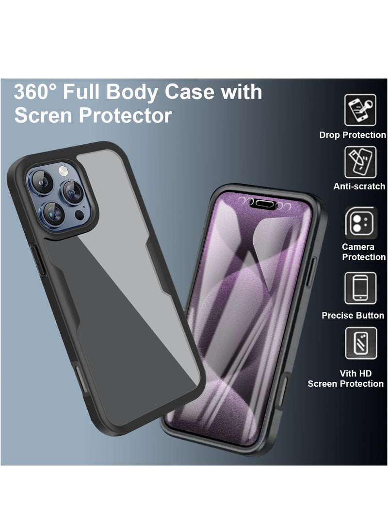 عام حافظة شاملة لجهاز iPhone 16 Pro Max/16 Pro/16 Plus/16، حافظة مضادة للسقوط بلمسة نهائية غير لامعة متوافقة مع iPhone 16 Pro Max/16 Pro/16 Plus/16 - Image 3