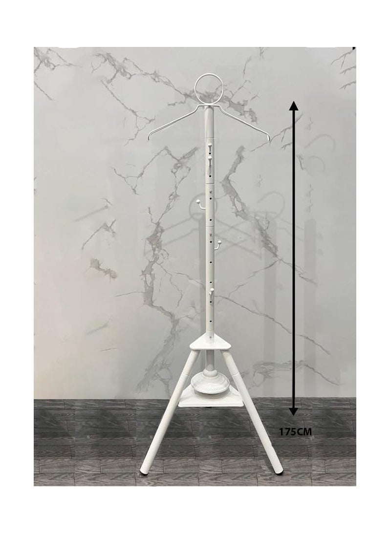 ADAK - Vertical clothes steamer and stand for steaming clothes, white color, 175 cm - Image 1