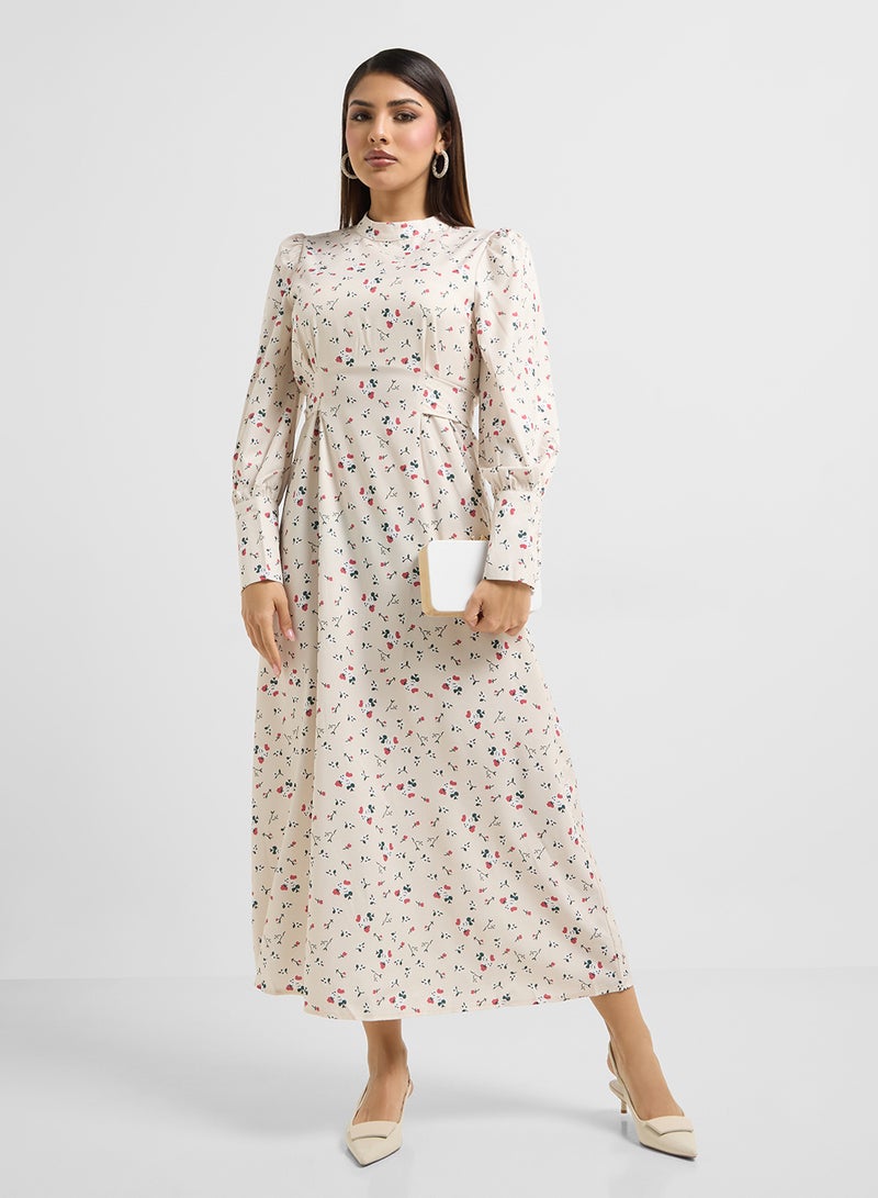 Khizana Floral Print Dress - Image 4