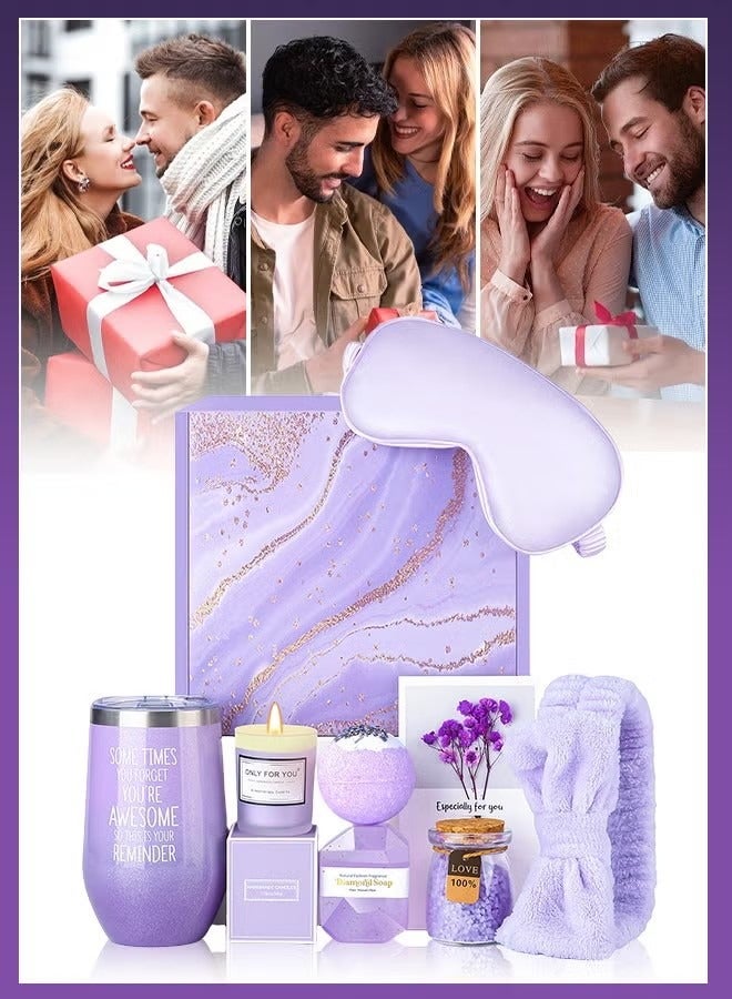 Beauenty Gifts Basket for Women - Birthday Gifts for Women, Relaxing Spa Gift Basket Set, Unique Gift Ideas for Women, Gifts for Mom Sister Best Friend Wife, Coworker Teacher Nurse Gifts for Women - Image 1