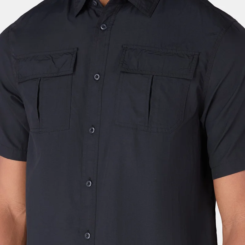 Sun and Sand Sports Black Men's Utility Shirt for Men | Best Price UAE