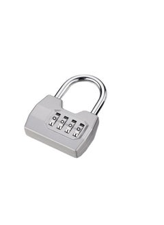Excefore 4 Digit Combination Lock Outdoor, Heavy Duty Locker Lock, Combination Lock for Locker, Waterproof Combo Lock for Gym Locker, Hasp Storage, Shed, Fence, Gate, Silver  - Image 1