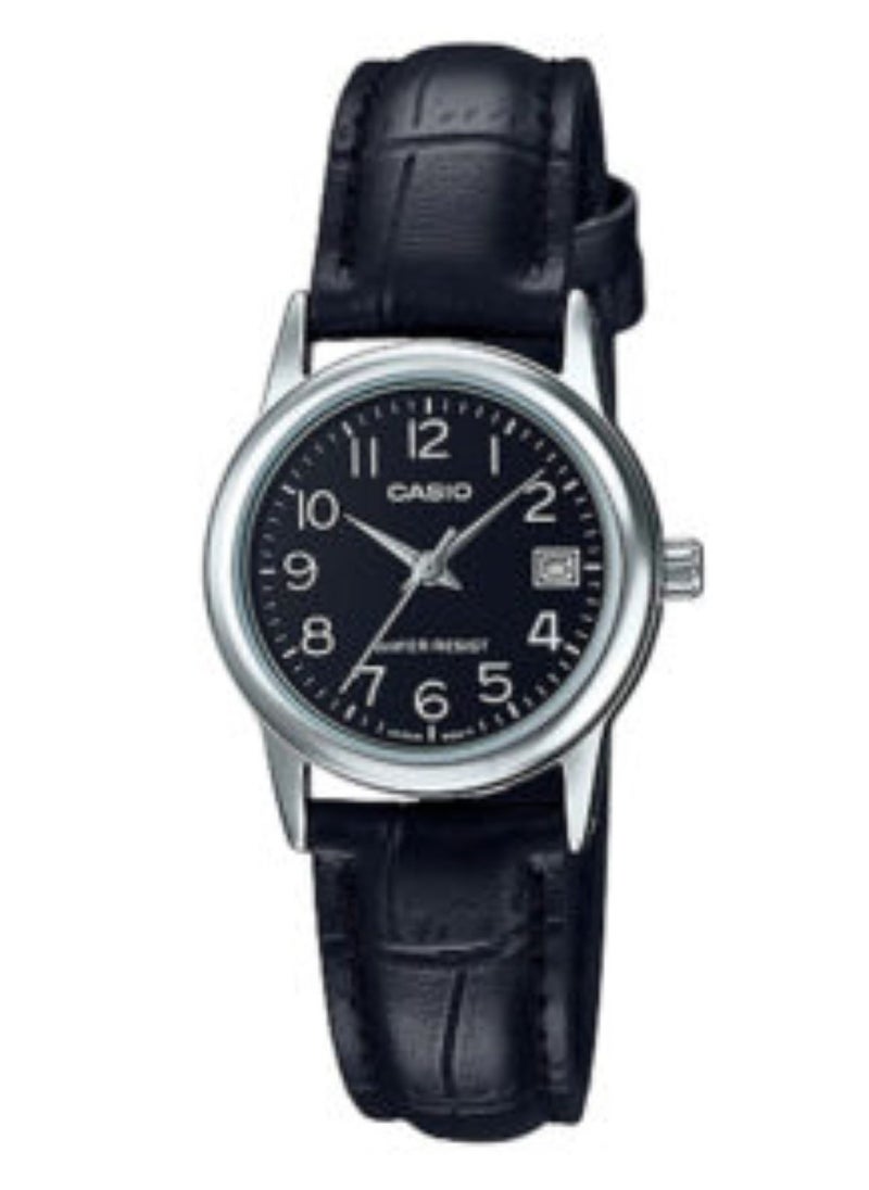 CASIO Black leather Band Couple Watch MTP/LTP-V002L-1BUDF  - Image 3