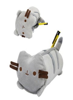 Fat Cat Plush Pencil Case Bag Office Girl Kids Stationery Toy Study Tools Storage Students Supplies