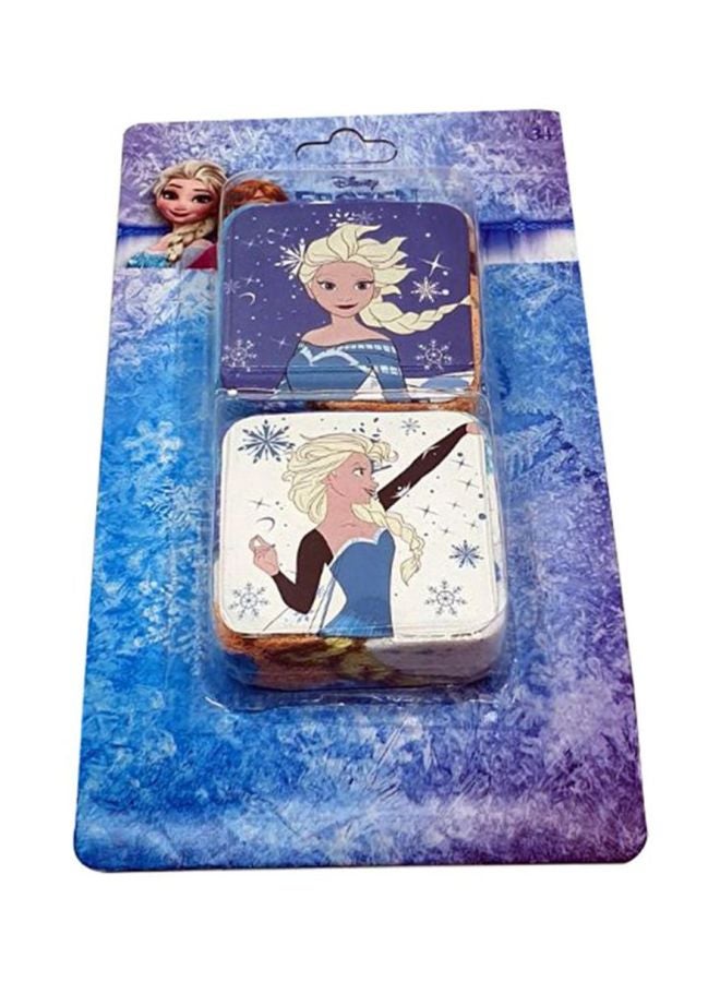 Disney 2-Piece Frozen Printed Magic Hand Towel Set Multicolour 29x29cm - Image 2