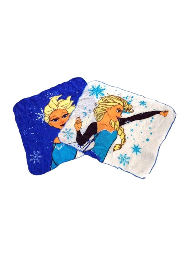 Disney 2-Piece Frozen Printed Magic Hand Towel Set Multicolour 29x29cm - Image 1