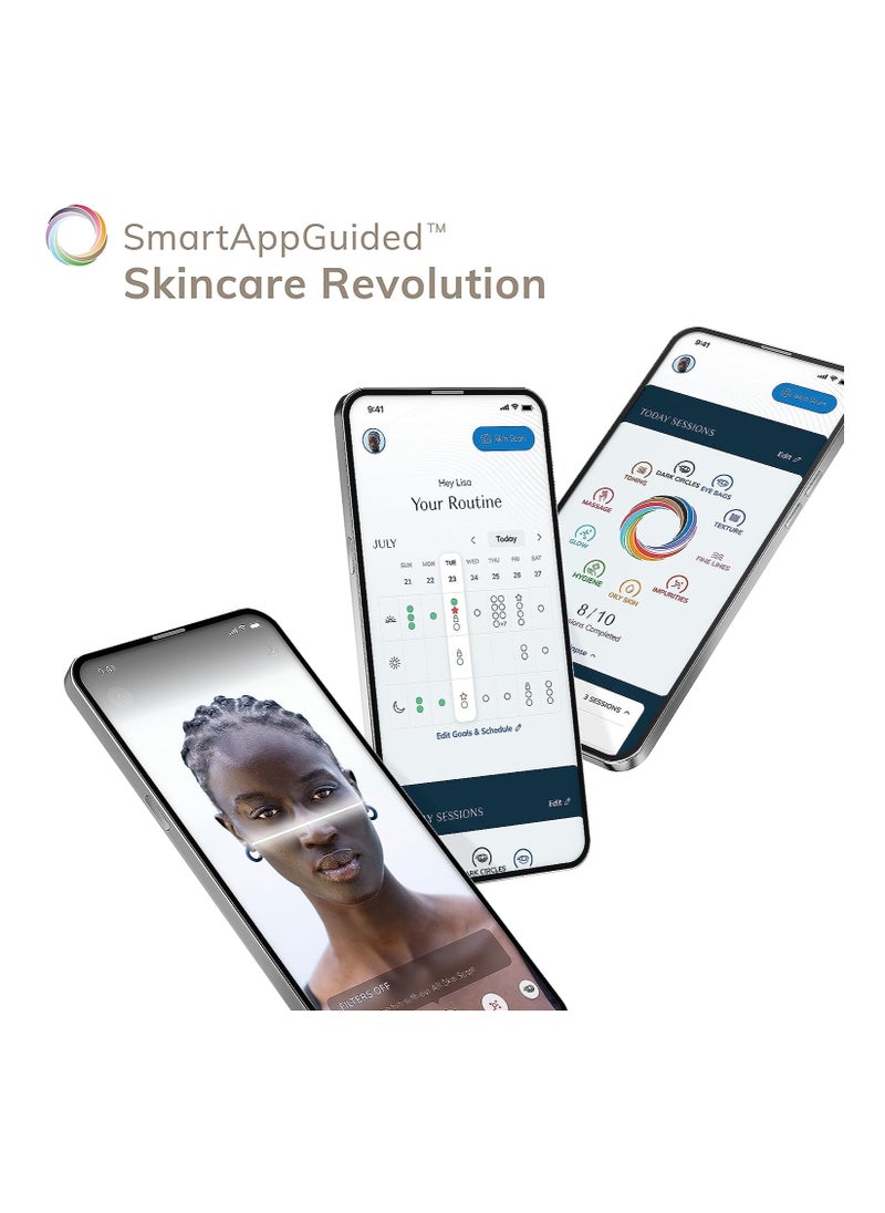 GESKE - Smart App Guided Microcurrent Face Lifter | 6 In 1 | Anti-Aging Device | Instant Face Lift | Skincare Tool | Remove Wrinkles For Firm & Youthful Skin | Advanced Smoothing Facial Firmer - Image 1