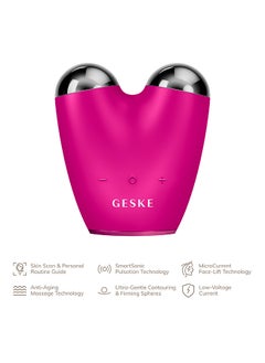 GESKE Smart App Guided Microcurrent Face Lifter | 6 In 1 | Anti-Aging Device | Instant Face Lift | Skincare Tool | Remove Wrinkles For Firm & Youthful Skin | Advanced Smoothing Facial Firmer  - Image 2