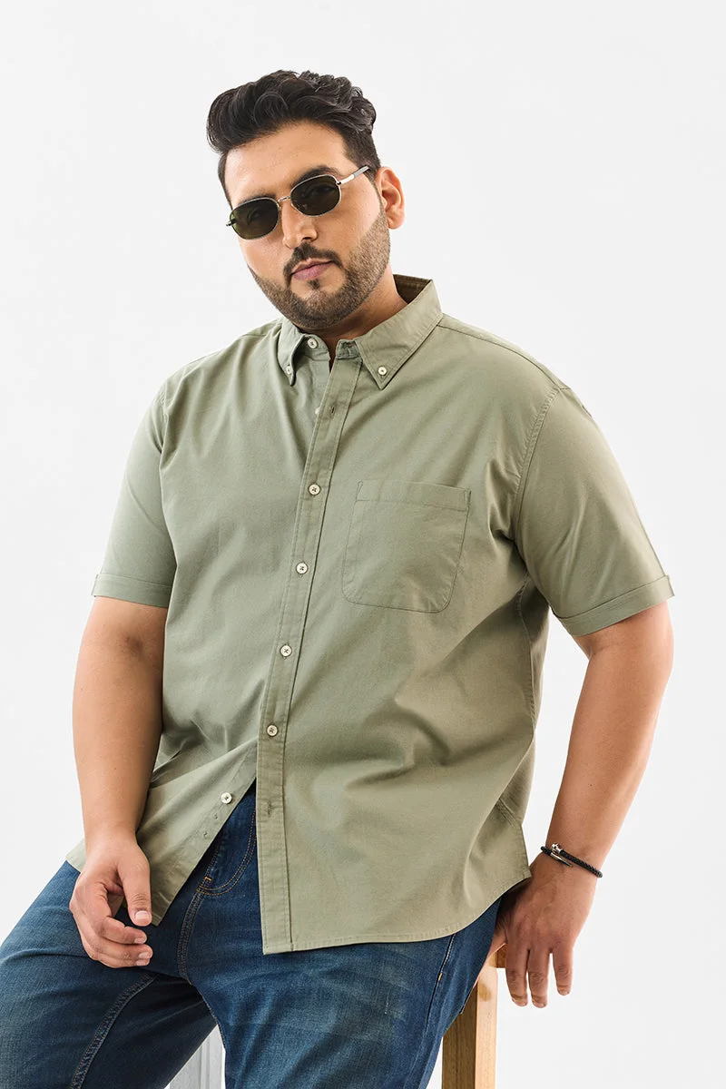 سنيتش قميص مقاس كبير بقصة عادية مطاطي